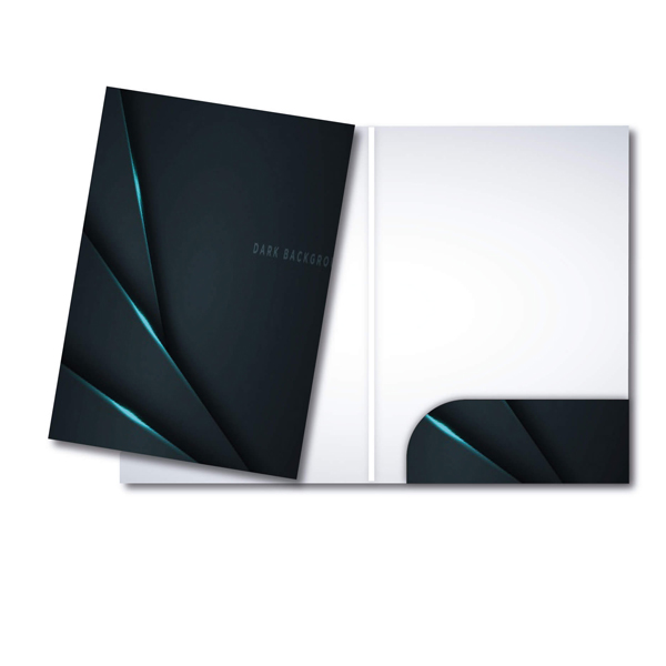 Impressao de 250 Pastas com Bolsa Personalizada Couchê 300g