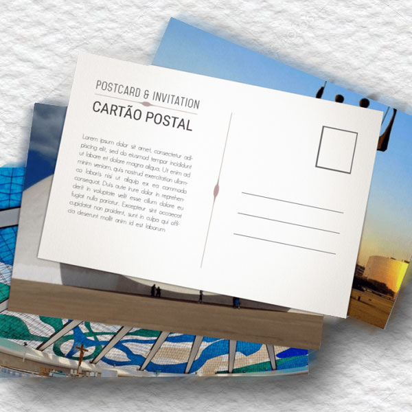 1000 Postais em Couche 300g