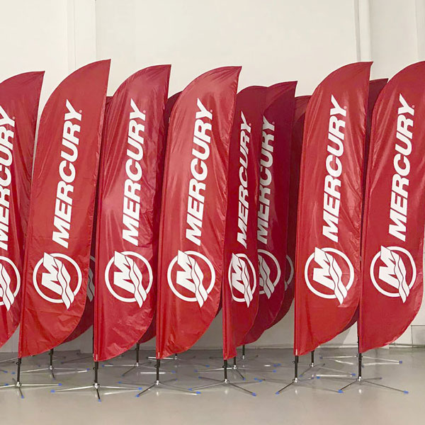 Mini Wind Banner - Só o Tecido da Bandeira