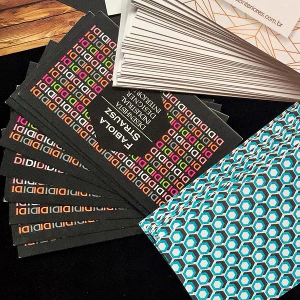 Cartão de Visita Couchê 300g Laminação Fosca 