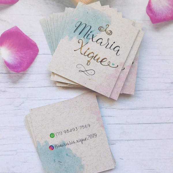 Cartão de Visita Reciclato 240g Fosco