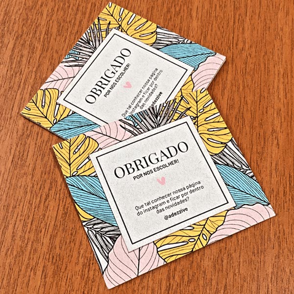 Cartão de Visita Reciclato 240g