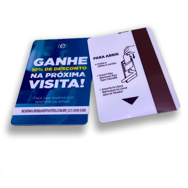 Cartão Identificação com Tarja Magnética em PVC 0,76m