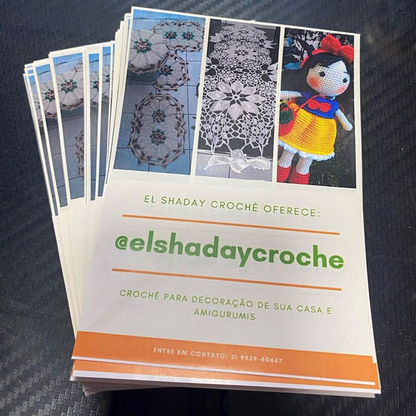 Folhetos Couchê 150g